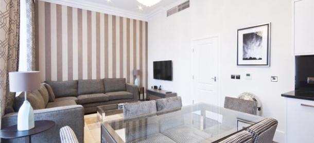 Ashburn Court South Kensington Serviced Apartments | Urban Stay Ashburn-Court-South-Kensington-Serviced-Apartments-London---Stylish-Living-Room-|-Urban-Stay