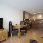 Dining Area and Kitchen in Skyline Plaza Apartments - Basingstoke Serviced Apartments, UK