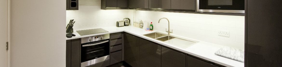 Modern Kitchen at Creechurch Serviced Apartments Aldgate, London | Urban Stay