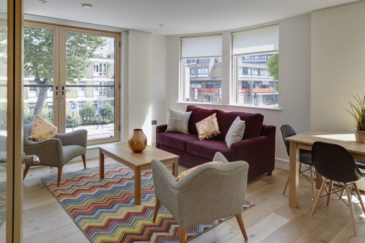 Lambeth North Apartments London| Stylish Corporate Apartments Waterloo | Free Wifi & Weekly Cleaning | Private Balcony | 0208 6913920| Book With Urban Stay