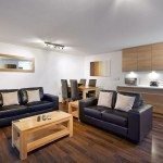 Kitchen and Living Room in Skyline Plaza Apartments - Basingstoke Serviced Apartments, UK
