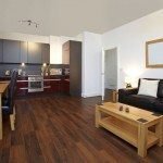 Dining Area and Kitchen in Skyline Plaza Apartments - Basingstoke Serviced Apartments, UK