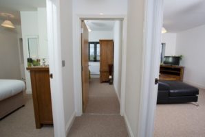 Yeovil Serviced Apartments UK hallway - Urban Stay corporate accommodation