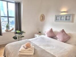 Book our Shard View Serviced Apartments in London with Unrivalled View Of The Shard, lift access and Full Furnished with All Bills Included! Urban Stay