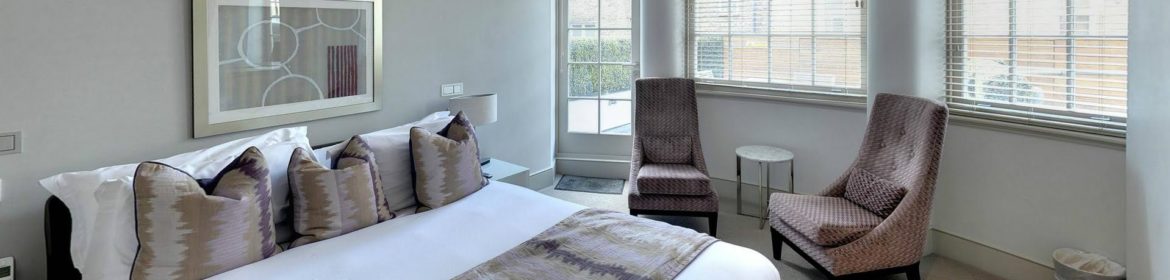 Marylebone Serviced Apartments Central London king size luxury bedroom Urban Stay