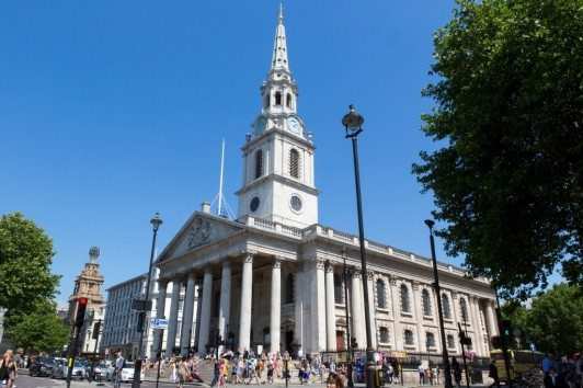 Top 10 Interesting Facts About London - The Centre of the City at Trafalgar Square Central London