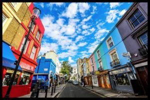 Portobello Road Notting Hill London - Best Place For Christmas Shopping