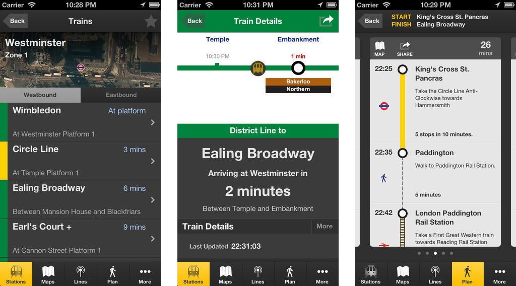  Best London Apps - London Tube App