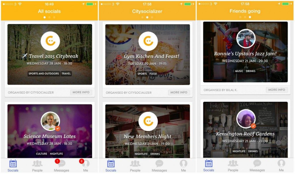 Best London apps - City socializer app London