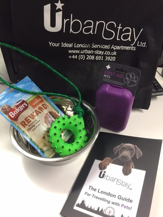 Pet welcome pack - Urban Stay pet friendly apartments London 7 FREE Pet welcome pack with Urban Stay pet friendly apartments London - Book now! +44 (0) 208 691 3920