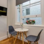 Serviced Apartments Queensborough bordering Hyde Park provides contemporary formed studios- Fully Furnished, Wi-Fi, Extra Amenities and Luggage Storage!