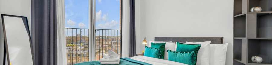 Short Let Accommodation in Hackney – Icemaid Court | Urban Stay Stay in one of London's coolest neighbourhoods by booking our Short Let Accommodation in Hackney! Explore Shoreditch and Tech City close-by! Urban Stay