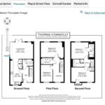 Floor plan of the townhouse