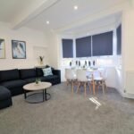 Book Renfrew Serviced Apartments for Corporate Short Lets today! This 3-bedroom Family Accommodation is near Glasgow Airport & Paisley centre | Urban Stay