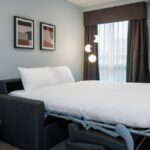 Serviced accommodation in Birmingham provide you all bills included, Chrome Cast TV, a pet-friendly and luggage lockers and co-working space.