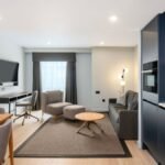 Serviced accommodation in Birmingham provide you all bills included, Chrome Cast TV, a pet-friendly and luggage lockers and co-working space.