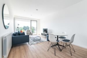 Stay at The Cornerstone, a spacious serviced apartment in Dublin, perfect for business travellers and tourists. Comfortable, convenient, and well-connected. | Urban Stay