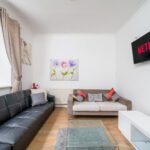 Serviced apartment in Canary Wharf. Sleeps 8. Close to ExceL, O2, and DLR. Perfect for business, relocation, or city breaks.