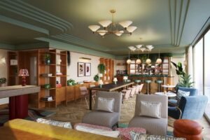 Co-Working Area with Honesty Bar