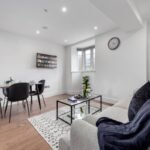 Spacious 3-bedroom serviced accommodation in Wandsworth, close to New Nine Elms Tube. Perfect for business or leisure stays in London.