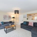 Book cheap group Accommodation in Bingham Nottingham. Our 4 bedroom serviced apartment is near Nottingham Centre and East Midlands Airport.