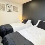 Stay in stylish Holiday Apartments West Yorkshire. Our 2-bed serviced apartments in Yeadon have parking, and easy transport to Leeds.