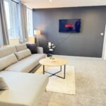 Stay in stylish Holiday Apartments West Yorkshire. Our 2-bed serviced apartments in Yeadon have parking, and easy transport to Leeds.