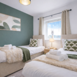 Stay at Warwick Avenue Serviced Apartment. Enjoy short term rentals Milton Keynes with parking, WiFi, and easy access to transport links.