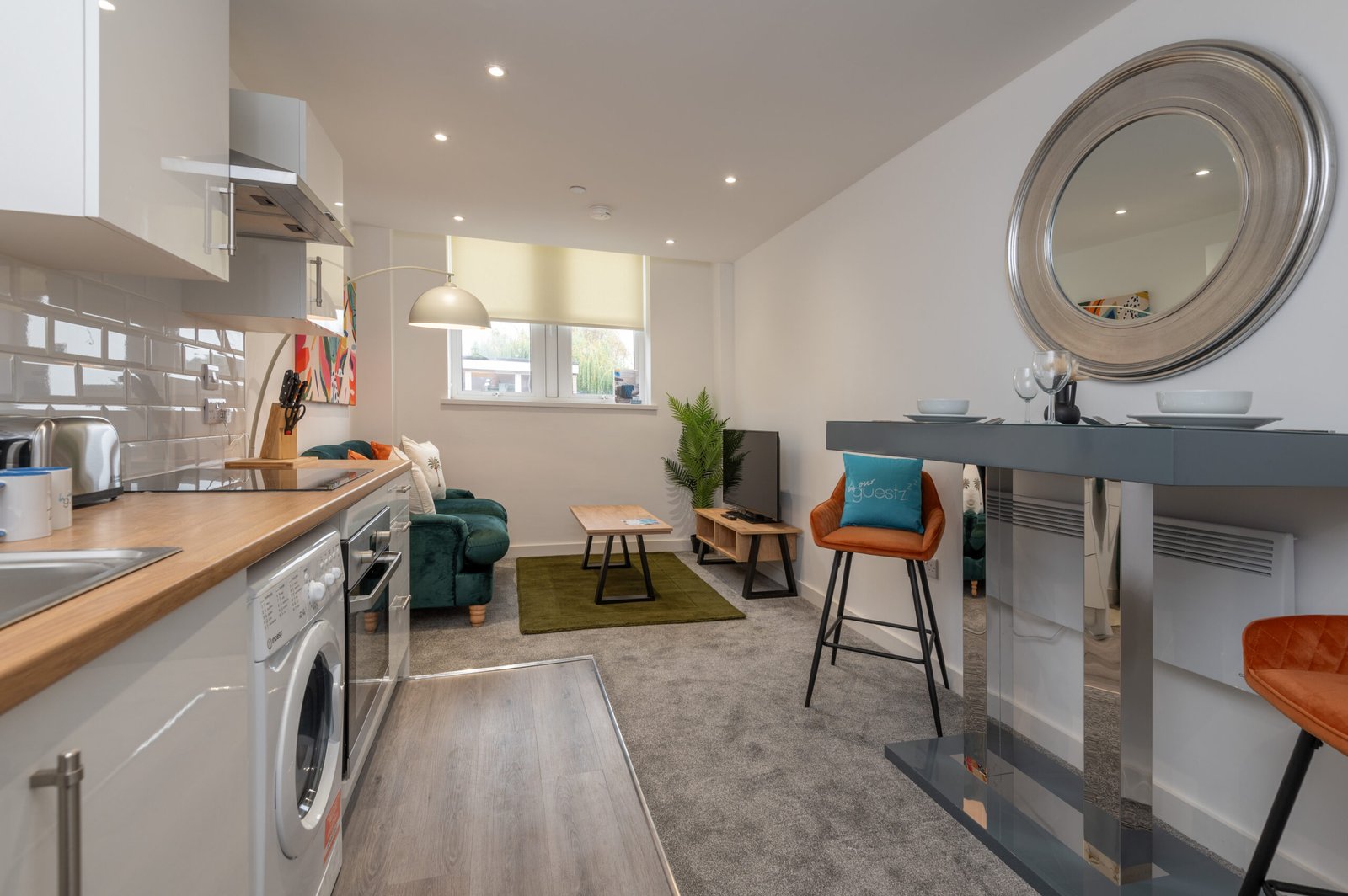 Furnished Apartments Wakefield | Short Lets Yorkshire Modern-furnished-apartments-in-Wakefield-with-a-kitchen,-WiFi,-and-easy-access-to-transport,-business-areas,-and-Yorkshire-attractions.