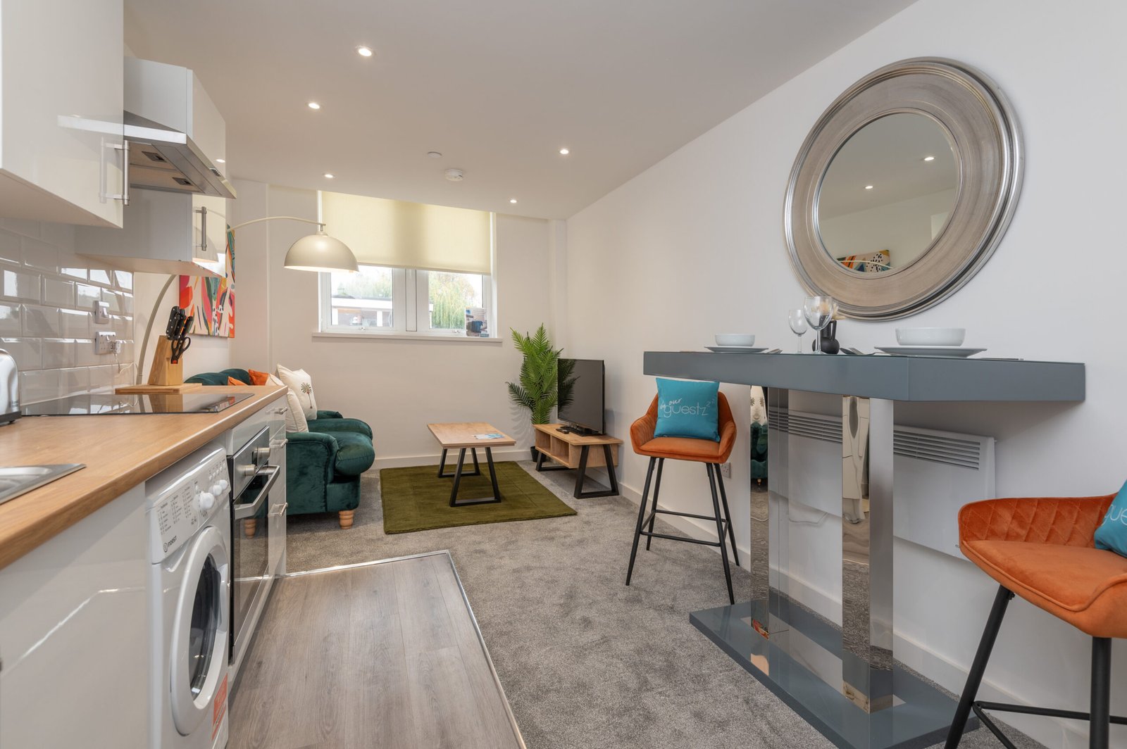 Furnished Apartments Wakefield | Short Lets Yorkshire Modern-furnished-apartments-in-Wakefield-with-a-kitchen,-WiFi,-and-easy-access-to-transport,-business-areas,-and-Yorkshire-attractions.